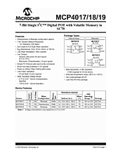DataSheet MCP4018-104 pdf